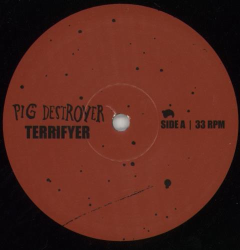 Pig Destroyer Terrifyer vinyl LP album (LP record) US P5GLPTE866378