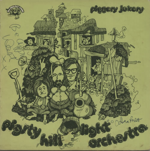 Pigsty Hill Light Orchestra Piggery Jokery - Autographed vinyl LP album (LP record) UK P6GLPPI602858