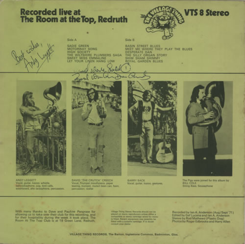 Pigsty Hill Light Orchestra Piggery Jokery - Autographed vinyl LP album (LP record) UK P6GLPPI602858