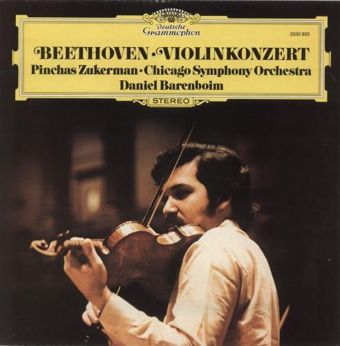 Pinchas Zukerman Violinkonzert vinyl LP album (LP record) Australian QINLPVI726043