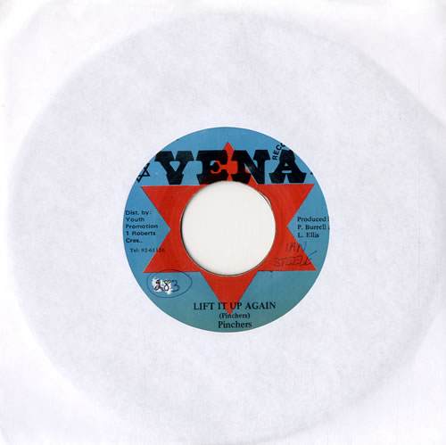 Pinchers Lift It Up Again 7" vinyl single (7 inch record / 45) Jamaican P2Q07LI561894