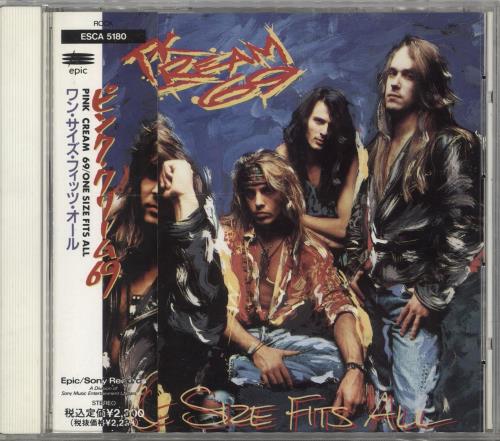 Pink Cream 69 One Size Fits All CD album (CDLP) Japanese P6ACDON720011
