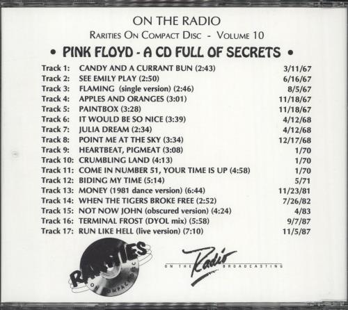 Pink Floyd A CD Full Of Secrets CD album (CDLP) US PINCDAC09190