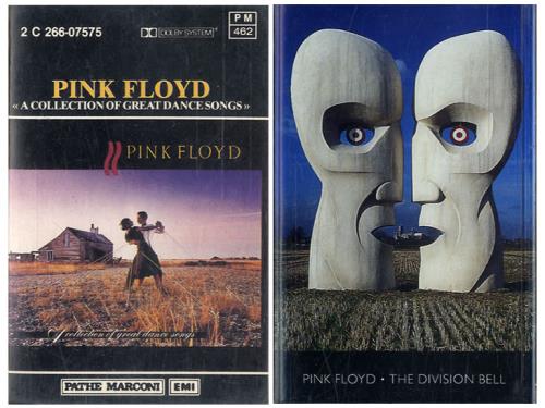 Pink Floyd A Collection Of Great Dance Songs / The Division Bell cassette album UK PINCLAC548914