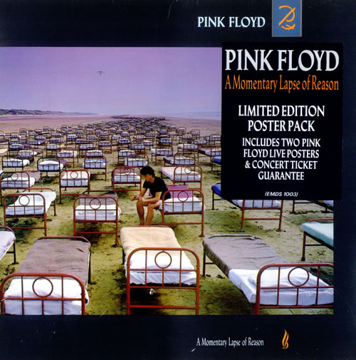 Pink Floyd A Momentary Lapse Of Reason + posters - EX vinyl LP album (LP record) UK PINLPAM526725