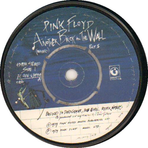 Pink Floyd Another Brick In The Wall 7" vinyl single (7 inch record / 45) Swedish PIN07AN59423