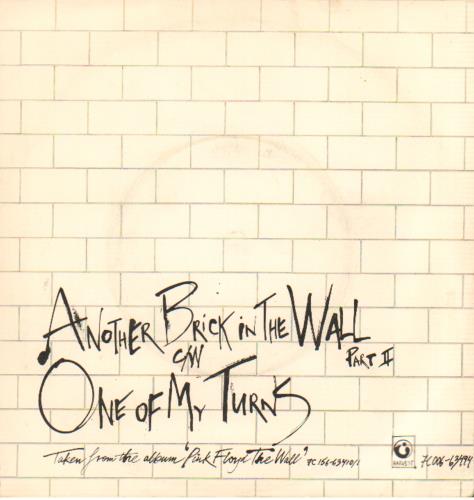 Pink Floyd Another Brick In The Wall 7" vinyl single (7 inch record / 45) Swedish PIN07AN59423