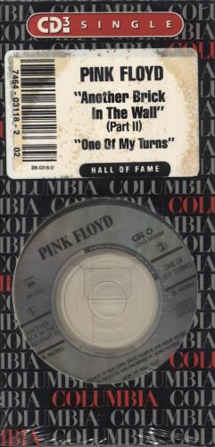 Pink Floyd Another Brick In The Wall 3" CD single (CD3) US PINC3AN98095