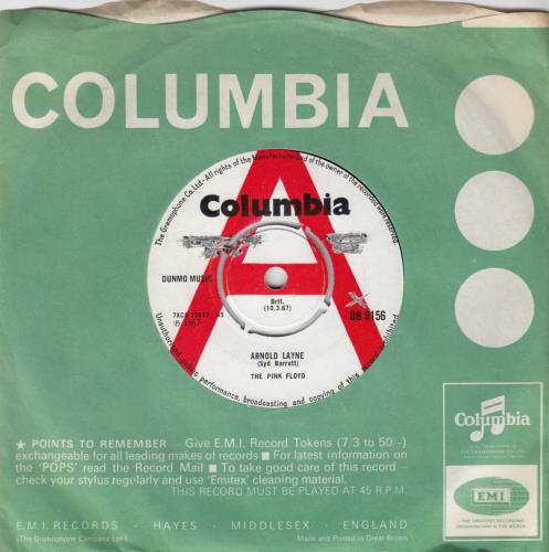 Pink Floyd Arnold Layne - Demo 7" vinyl single (7 inch record / 45) UK PIN07AR658137