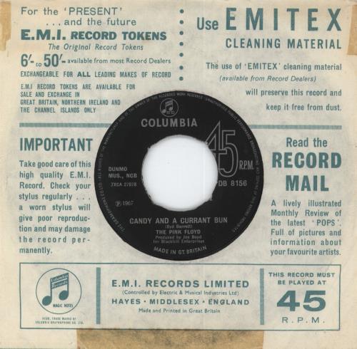 Pink Floyd Arnold Layne - No Centre - VG 7" vinyl single (7 inch record / 45) UK PIN07AR811745