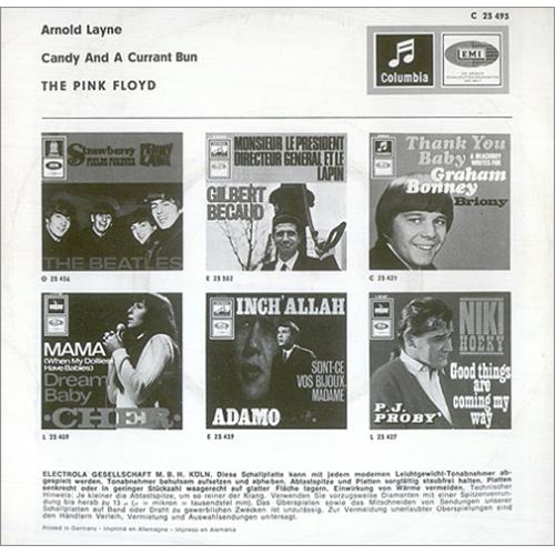 Pink Floyd Arnold Layne 7" vinyl single (7 inch record / 45) German PIN07AR384030