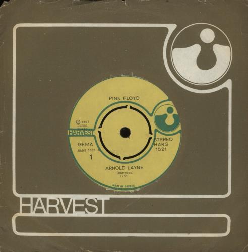 Pink Floyd Arnold Layne 7" vinyl single (7 inch record / 45) Greek PIN07AR881954