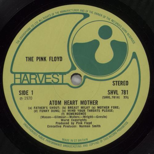 Pink Floyd Atom Heart Mother - 1st - EX vinyl LP album (LP record) UK PINLPAT879173