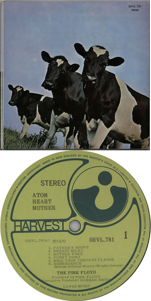 Pink Floyd Atom Heart Mother - 1st vinyl LP album (LP record) New Zealand PINLPAT639998