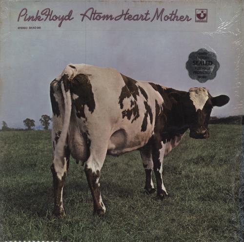 Pink Floyd Atom Heart Mother - 2nd - stickered shrink vinyl LP album (LP record) US PINLPAT779586