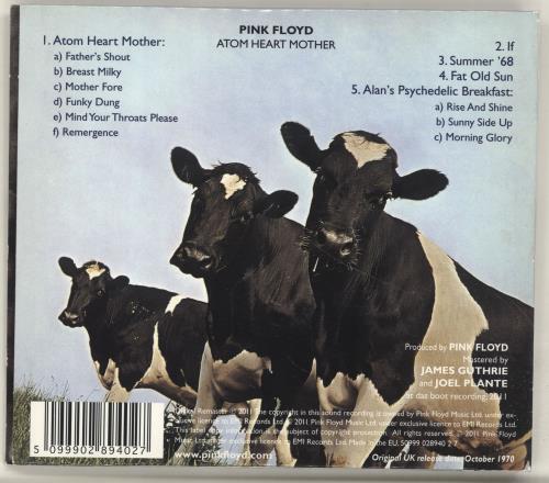 Pink Floyd Atom Heart Mother CD album (CDLP) UK PINCDAT690849