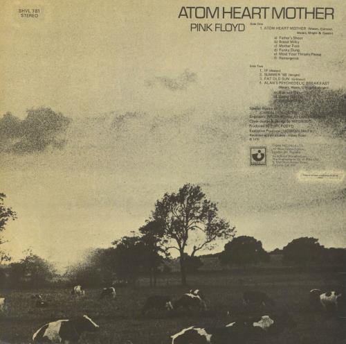 Pink Floyd Atom Heart Mother vinyl LP album (LP record) Indian PINLPAT801246