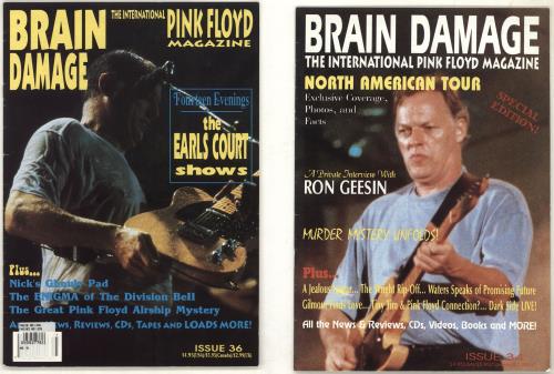 Pink Floyd Brain Damage - Six Fanzines fanzine UK PINFABR692410