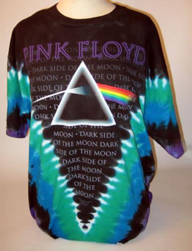 Pink Floyd Dark Side Of The Moon Tie-Dye T-Shirt - Large t-shirt UK PINTSDA384709