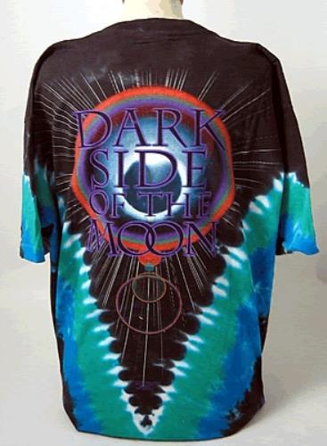 Pink Floyd Dark Side Of The Moon Tie-Dye T-Shirt - Large t-shirt UK PINTSDA384709
