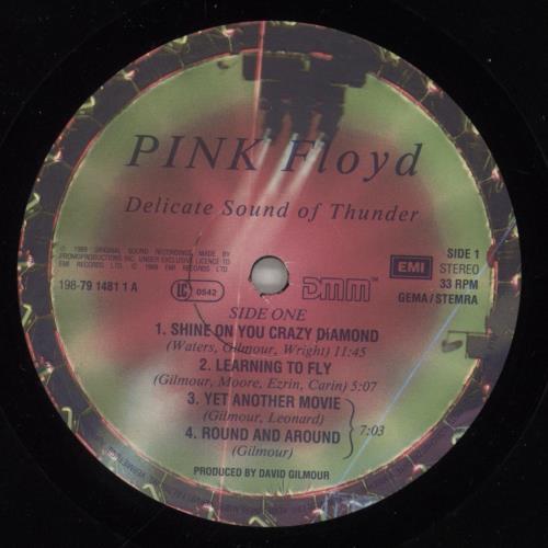 Pink Floyd Delicate Sound Of Thunder - VG 2-LP vinyl record set (Double LP Album) Dutch PIN2LDE799338