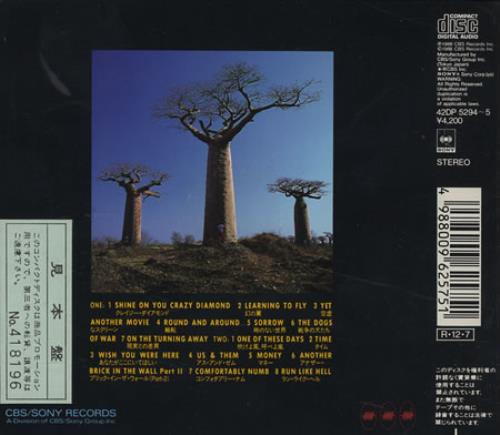 Pink Floyd Delicate Sound Of Thunder/Perfect Live CD album (CDLP) Japanese PINCDDE349131