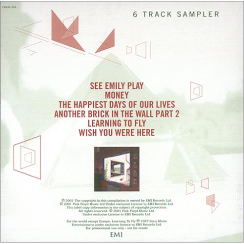 Pink Floyd Echoes Sampler CD single (CD5 / 5") UK PINC5EC201201