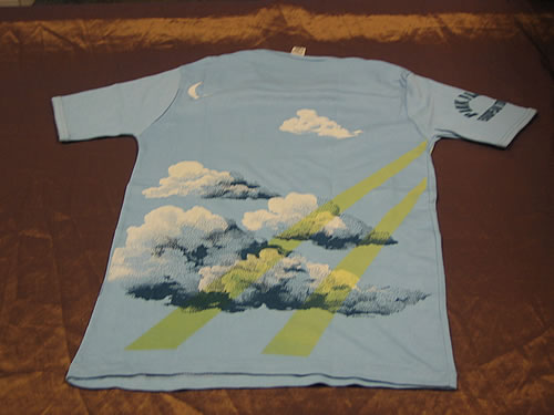 Pink Floyd European Tour 77 - Light Blue - Large t-shirt UK PINTSEU345812