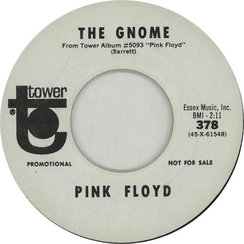 Pink Floyd Flaming/ The Gnome 7" vinyl single (7 inch record / 45) US PIN07FL661370