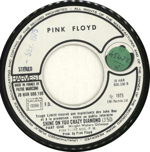 Pink Floyd Have A Cigar 7" vinyl single (7 inch record / 45) French PIN07HA307662
