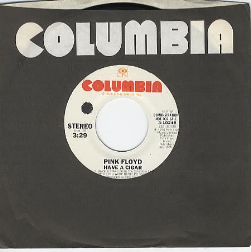 Pink Floyd Have A Cigar 7" vinyl single (7 inch record / 45) US PIN07HA65084