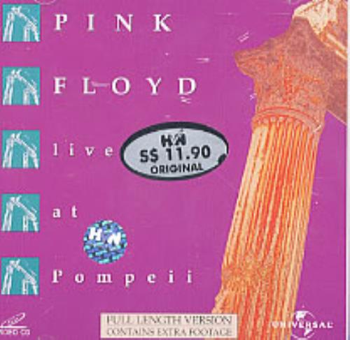 Pink Floyd Live At Pompeii Video CD Malaysia PINVDLI211607