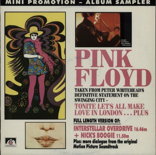 Pink Floyd Mini Promotion - Album Sampler vinyl LP album (LP record) UK PINLPMI370412