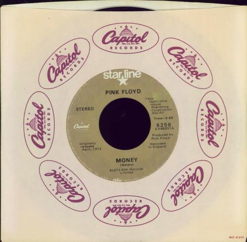 Pink Floyd Money - 5th 7" vinyl single (7 inch record / 45) US PIN07MO768771