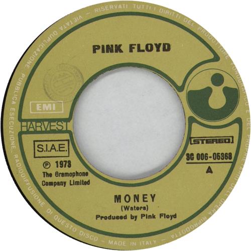 Pink Floyd Money - VG 7" vinyl single (7 inch record / 45) Italian PIN07MO675081