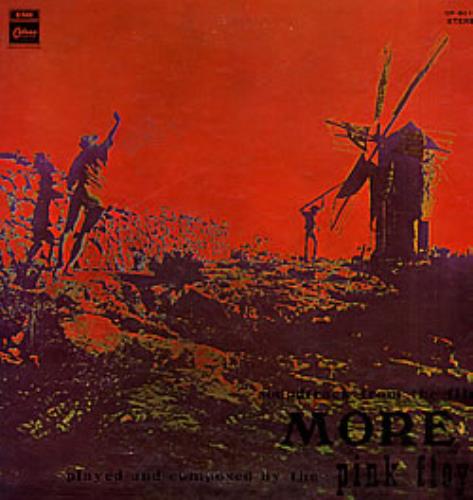 Pink Floyd More - Red Vinyl vinyl LP album (LP record) Japanese PINLPMO253171