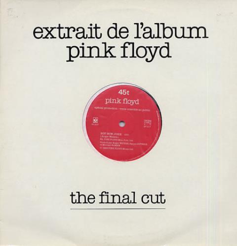 Pink Floyd Not Now John 12" vinyl single (12 inch record / Maxi-single) French PIN12NO129605