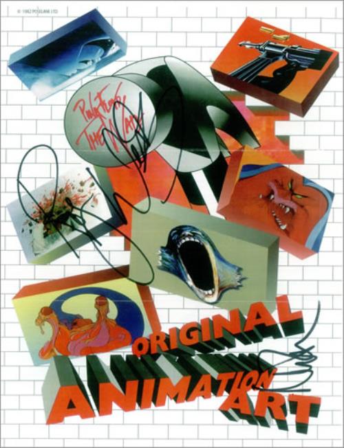 Pink Floyd Original Animation Art - Autographed artwork UK PINAROR455654
