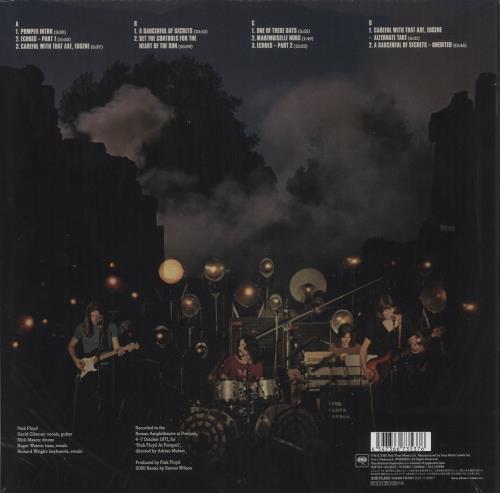 Pink Floyd Pink Floyd At Pompeii MCMLXXII + Oni & Postcard 2-LP vinyl record set (Double LP Album) Japanese PIN2LPI870636