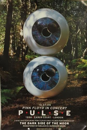 Pink Floyd Pink Floyd In Concert: Pulse poster UK PINPOPI649616
