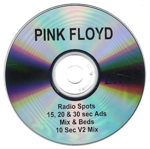 Pink Floyd Radio Spots CD-R acetate UK PINCRRA369463