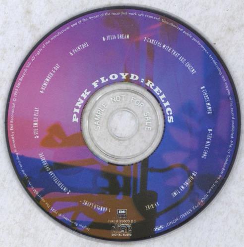 Pink Floyd Relics CD album (CDLP) Japanese PINCDRE532222