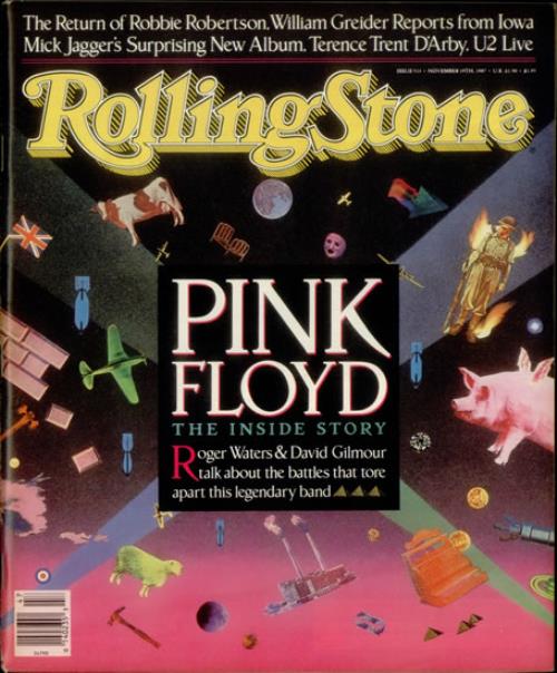 Pink Floyd Rolling Stone magazine US PINMARO120917
