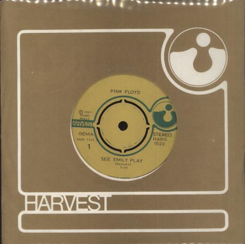 Pink Floyd See Emily Play 7" vinyl single (7 inch record / 45) Greek PIN07SE212414