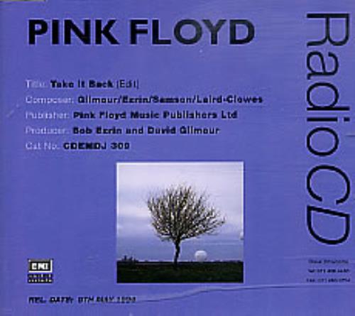 Pink Floyd Take It Back CD single (CD5 / 5") UK PINC5TA28867