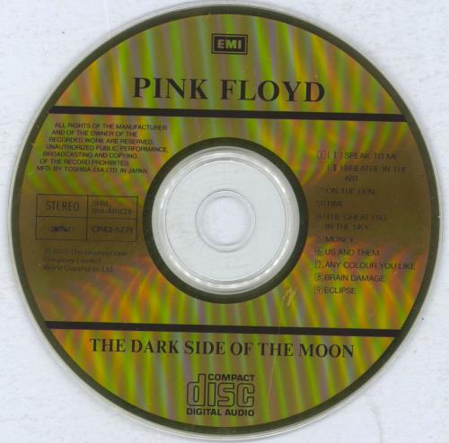 Pink Floyd The Dark Side Of The Moon + OBI - EX CD album (CDLP) Japanese PINCDTH821151