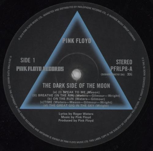 Pink Floyd The Dark Side Of The Moon - 180gm vinyl LP album (LP record) UK PINLPTH716579