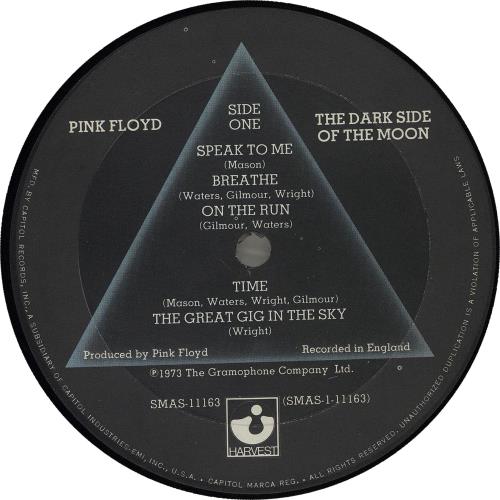 Pink Floyd The Dark Side Of The Moon - 3rd - Complete vinyl LP album (LP record) US PINLPTH409468