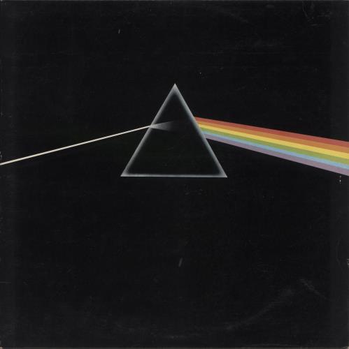 Pink Floyd The Dark Side Of The Moon - 5th + Stickers - EX vinyl LP album (LP record) UK PINLPTH831342