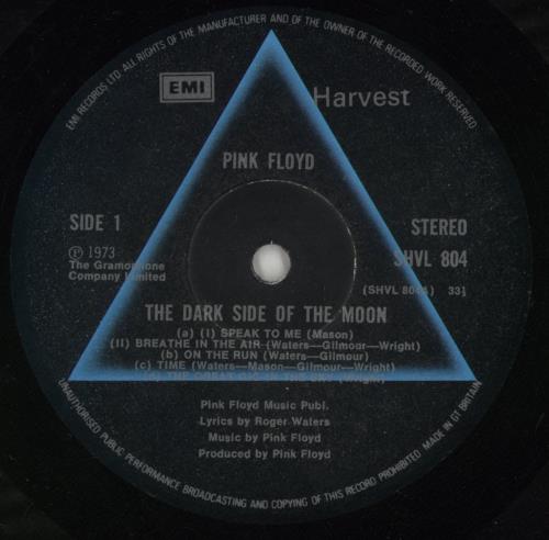Pink Floyd The Dark Side Of The Moon - 5th - EX vinyl LP album (LP record) UK PINLPTH771201